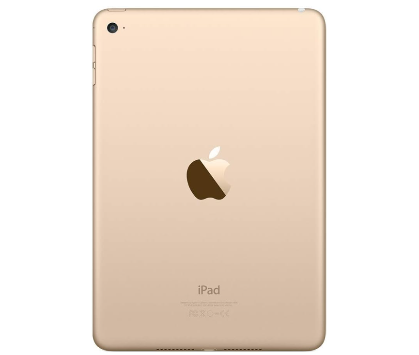 iPad Mini 4 (2015) 7.9" Wi-Fi Only 64GB Gold A1538 Grade 100% Battery Health( Refurbished )