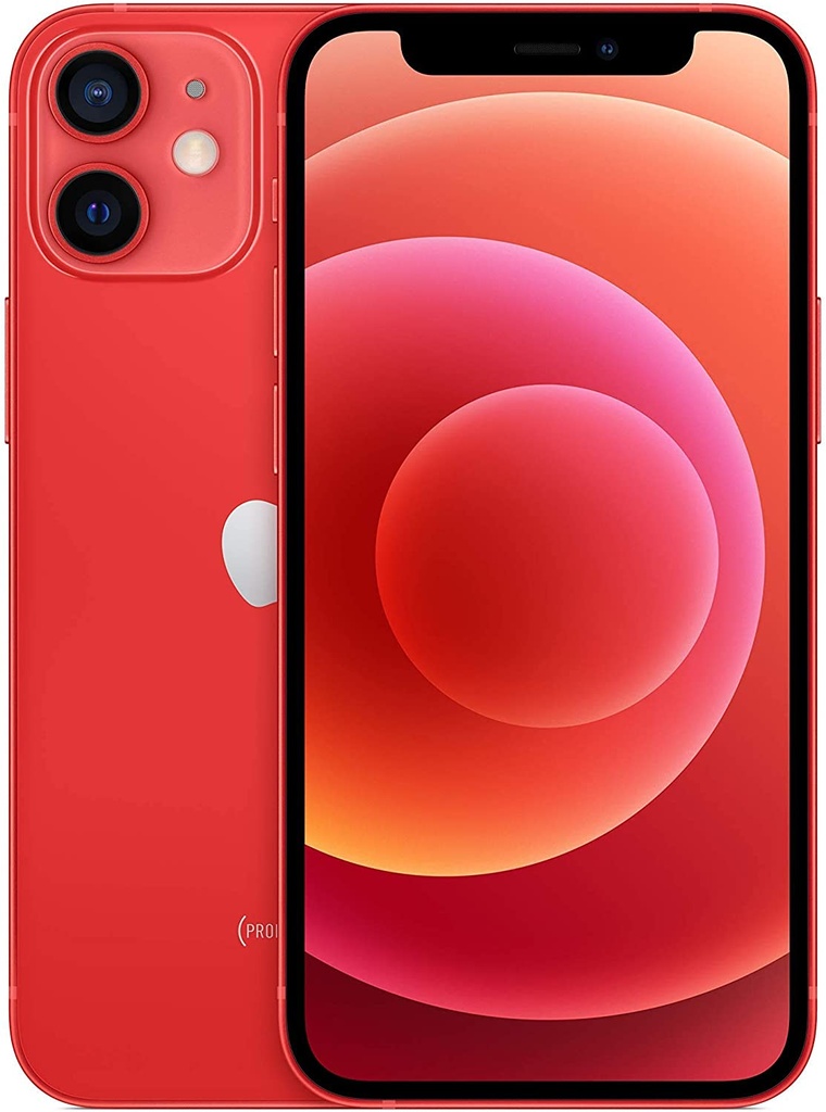 iPhone 12 Mini 64GB SIM+eSim Red A Grade 100% Battery Health( Refurbished ) - (Message Stock)