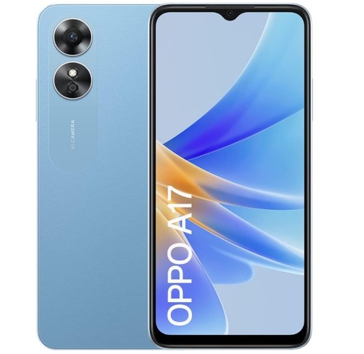 [M0030010011] OPPO A17 CPH2477 DS 64GB with 4GB RAM Lake Blue- A Grade ( Refurbished )
