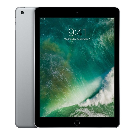 [T0010010789] iPad 5th Gen 9.7" Cellular + Wi-Fi 128GB Space Gray A1823 A Grade above 90% Battery Health( Refurbished )